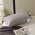 thumbnail image 7 of Decorative Lumbar Pillow,Contemporary Jacquard Oblong Cushion Geometric, Crystal Embroidery Pillow for Bed, Couch, Sofa, Modern Home Decor-Crystal Matrix(Gray), 7 of 7