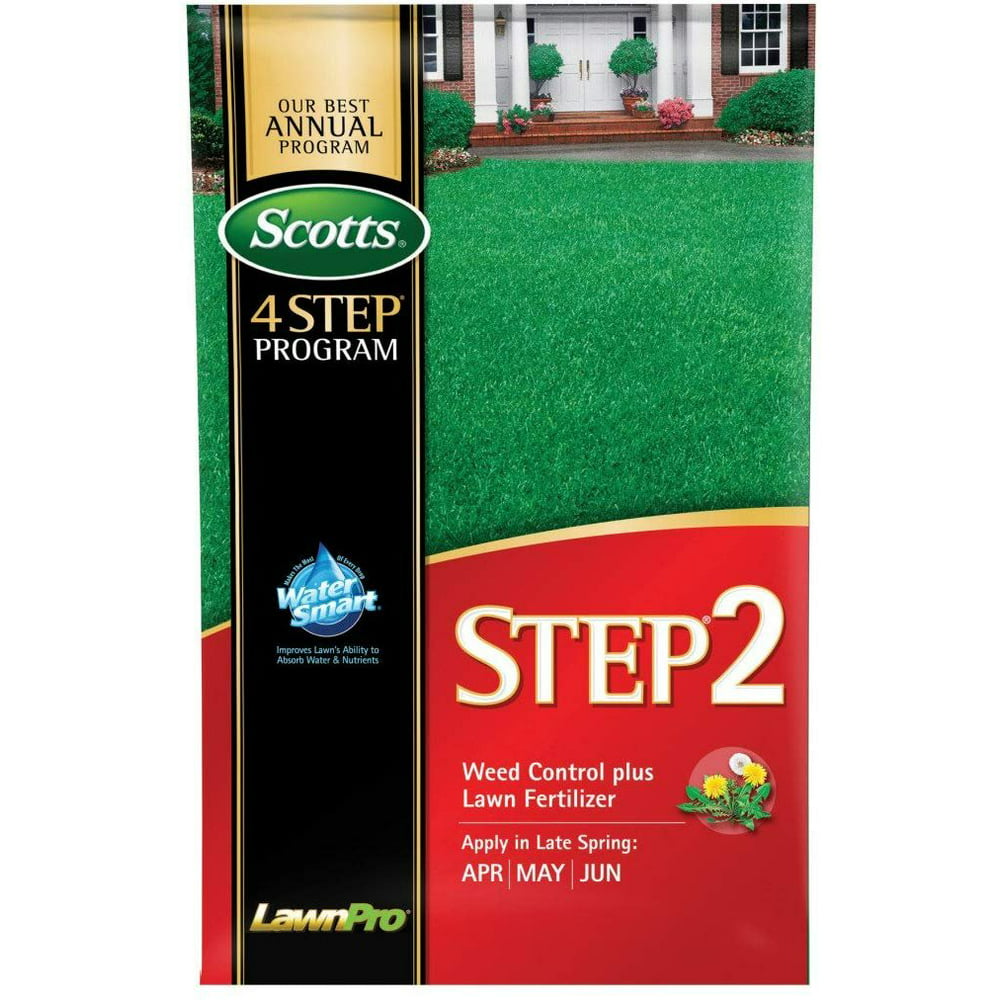 scotts-23614-lawnpro-step-2-weed-control-plus-lawn-fertilizer-14-63-pound-walmart
