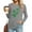 #0267-Gray, variant on Women's St. Patrick's Day Print Round Neck Long Sleeve Loose Top