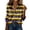 004_Yellow, variant on Mardi Gras Button Down Shirt for Women Carnival Party Long Sleeve Shirts Funny Mask Print Collared Blouse Plus Size Business Casual Outfits Army