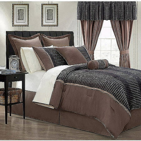 EverRouge Limbo 24-Piece Room in a Bag Bedding and Window Treatments Set