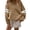 Khaki, variant on TOMVIGX Women Varsity Striped Sweatshirt Crewneck Fall Oversized Sweatshirts Long Sleeve Y2k Sweat Shirt Casual Loose Fit Game Day Shirts