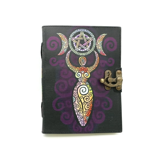 Soul Sticks Celestial Goddess Genuine Leather 200 Page Journal 6" x 8"