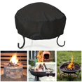 thumbnail image 3 of Fire Pit Cover Dust Cover Waterproof, Heavy Duty, Heat & BBQ Grill Cover for Outdoor Protection,122x46CM, 3 of 5