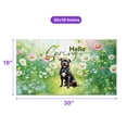 thumbnail image 5 of Pitbull Hello Spring Time Flower Floral Nature Doormat Terrier Dog Lover Indoor Outdoor Welcome Mat - 02031, 5 of 5