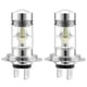 thumbnail image 2 of 1 Pair High Power LED H7 Bulb 100W 20LED Car Fog Light Lamp Headlights 6000K White, 2 of 5