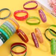 thumbnail image 4 of Pulseras motivadoras de silicona JUNEBRUSHS 64 piezas Macaron, 4 of 7