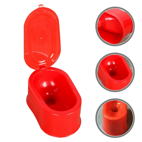 NICEXMAS Portable Toilet Made of Sturdy Plastic for Outdoor Camping Construction Site Use