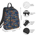 thumbnail image 2 of Xecao Funny Steam Train print Backpack For women men Aesthetic Lightweight Travel Daypack Simple Cute Backpack For Bookbag, 2 of 5