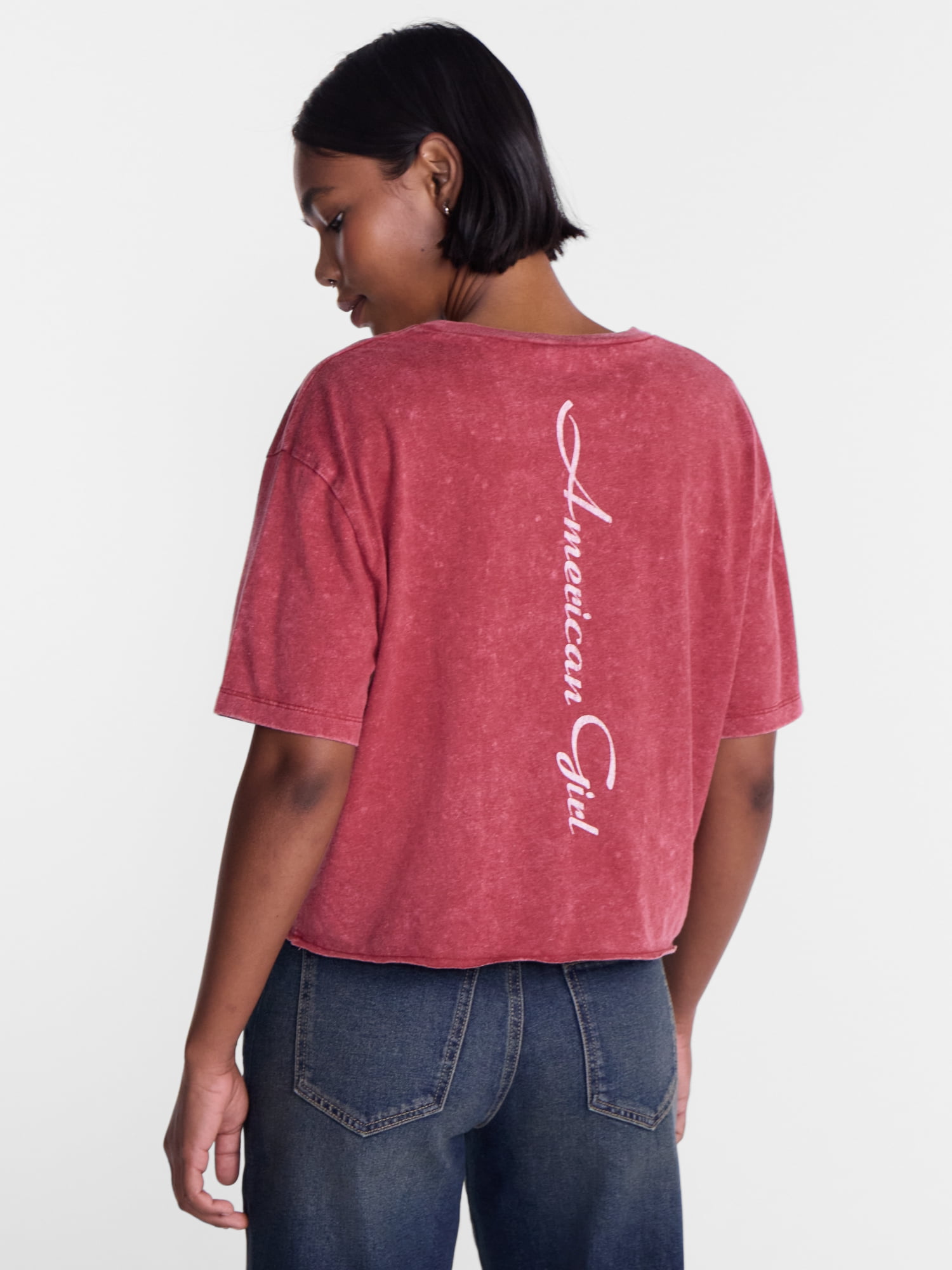 No Boundaries Tom Petty American Girl Graphic Boyfriend Tee, Women's XXS-XXL