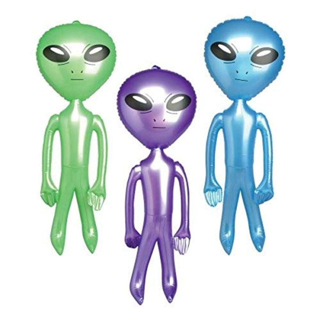 Figura Inflable Alien Rhode Island Novelty Colores Surtidos 24 Pulgadas