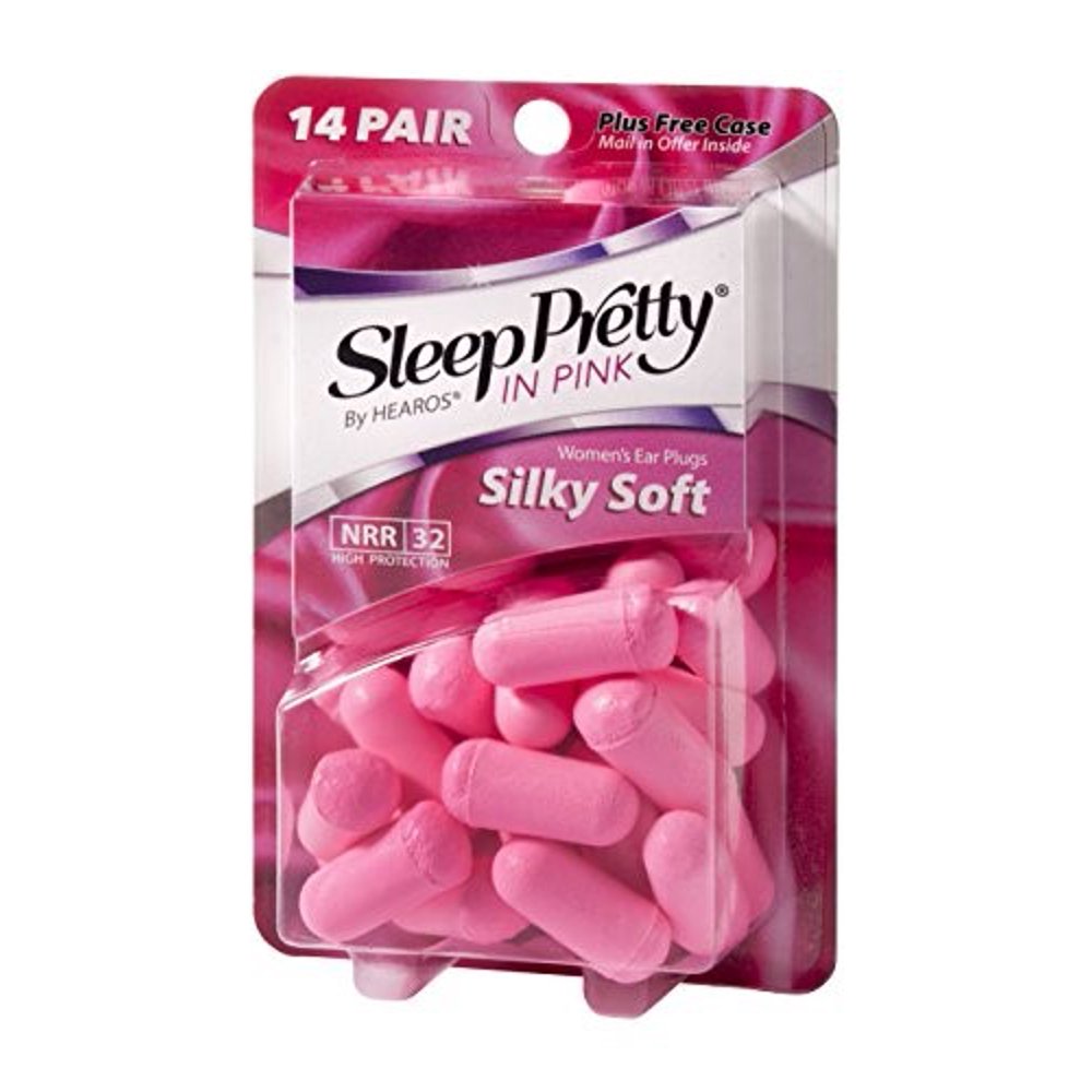 Hearos Earplugs Sleep Pretty In Pink, 14 Pair