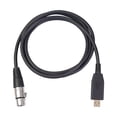 thumbnail image 1 of Cable de micrófono USB CUTICAT convertidor de enlace de micrófono a XLR 6.6 pies, 1 of 6