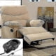 thumbnail image 3 of Dhrs Recliner Replacement Parts - Universal Black Metal Pull Recliner Handle With Cable - Fits Ashley And Major Recliner Brands Couch Style Pull Chair, 3 of 4