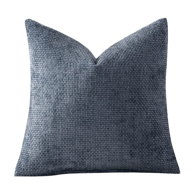 Velvet Pillow Autumn And Winter Solid Color Living Room Sofa Cushion Study Bedroom Pillowcase