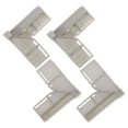 thumbnail image 1 of HEALEEP 4Pcs Corner Brace Brackets for Chairs in Grey Plastic Material, 1 of 8