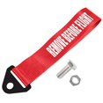 thumbnail image 2 of DORHEA Racing Tow Strap Red High Strength Tow Strap Universal Cars Set Belt Nylon Strap Traction Rope Trailer Hook Compatible with Front or Rear Bumper Towing Hooks Decorative Trailer Belt (Red), 2 of 10