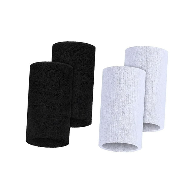 ZheElen 4 Pieces Wrist Brace Basketball Fitness Breathable Compression Sleeve