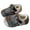 Gray, variant on newwalpole Cozy Toddler Slippers Non-slip Boys Girls House Slippers Wide Kids Winter Shoes Warm Adjustable Strap Home Shoes Gray for Size 9