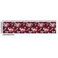 thumbnail image 3 of Floral Fabric by the Yard, Continuous Bindweed Japanese Traditional Illustration, Decorative Upholstery Fabric for Chairs & Home Accents, Maroon Sea Blue by Ambesonne, 3 of 5