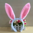 thumbnail image 4 of WORGEOUS Falda de gasa para niños, disfraz de actuación para niñas, cola de lazo de pelo de conejo para Pascua (rosa, tamaño libre, apto para niños de 3 a 8 años), 4 of 9