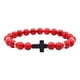 thumbnail image 1 of Pulsera de hilo elástico de piedra natural | Cuentas de 8 mm | Talla única ajustable para la mayoría de las muñecas | Joyería de salud y bienestar para parejas y familias, 1 of 1