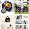 thumbnail image 4 of Jeiento Sunflower Cow Backpack Set for School for Kids Boys Girls 4 Piece 17 Inch Backpack, Lunch Bag, Pencil Case, Bookmarks, Large Capacity Bookbag for Elementary Travel Hiking, 4 of 7