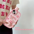 thumbnail image 3 of Cute Case for iPhone 12 Kawaii 3D Squishy Pig Cartoon Soft Silicone Creative Fun Cover Soft Women Girls Slim Fit Anti-Drop Protective Case for iPhone 12 (Pig Butt), 3 of 9