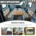 thumbnail image 3 of Uorisanigo Stretch RV Dinette Cushions Covers, Camper Cushion Slipcovers for Dinette Booth Seats Washable Cushion Slipcovers with Elastic Bottom Accessories for Pets,Southwestern Geometric Aztec, 3 of 7