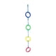 thumbnail image 1 of Cuerda colgante para columpio de gimnasio para niños, cuerda de ejercicio multifuncional colorida y práctica, cuerda de escalada con anillo para niños, 1 of 8