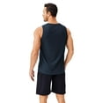 thumbnail image 6 of Pinspark Men's 3 Pack Workout Tank Tops Quick Dry Sleeveless Muscle Tee Gym Bodybuilding Fitness Shirts for Men, 6 of 8
