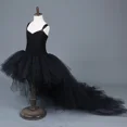thumbnail image 4 of Vestido de tutú negro para niñas con cola larga Vestido de tul para niñas Vestido de fiesta Disfraces de Halloween para niñas Vestidos de fiesta de noche para niñas, 4 of 5