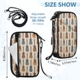 thumbnail image 2 of RFID Blocking Travel Passport Wallet Classic Guitar Music Art Water Resistant Document Organizer, Multi Pockets Anti-Theft Card Holder with Detachable Strap for Travel Vacation, 2 of 8