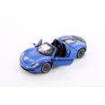 thumbnail image 6 of Porsche 918 Spyder, Blue - Showcasts 68243BU - 1/24 Scale Diecast Model Car, 6 of 8