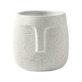 thumbnail image 6 of COMPUKAS Ceramic Face Flower Pot Indoor Unique Flowerpot for Office, 6 of 8