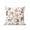 White, variant on 1 Pack Outdoor Throw Pillow, Deer Bear Hedgehog Waterproof Pillow with Insert Included, Farmhouse Animals Forest Brown Border Decorative Accent Cushion Lumbar Pillows for Patio Porch, 12 x 20 In