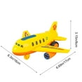 thumbnail image 3 of Kids Airplane Toys, Friction Powered Toddler Toy Airplane with Colorful LED Flashing Light, Gift for Boys Girls Ages 3-12, 3 of 6