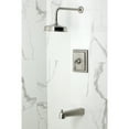 thumbnail image 2 of Kingston Brass KB5898AL Revival Single-Handle Pressure Balanced Tub and Shower Faucet, Brushed Nickel, 2 of 7