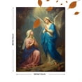 thumbnail image 3 of Annunciation Religious Canvas Wall Art，Spiritual Decor for Living Room Bedroom Hotel Religious Room, 3 of 8