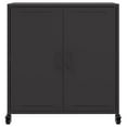 thumbnail image 4 of vidaXL Buffet Noir 68,5x39x72 cm Acier, 4 of 5
