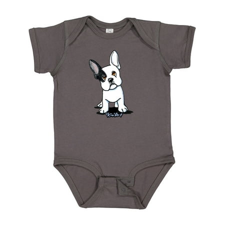 

Inktastic B/W Frenchie (Darks) Gift Baby Boy or Baby Girl Bodysuit