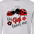 thumbnail image 4 of Inktastic My Gigi Loves Me with Cute Ladybugs Long Sleeve Youth T-Shirt, 4 of 5