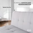 thumbnail image 4 of Sofá Cama Mia Individual Plegable y Reclinable Tapizado Lino gris, 4 of 8