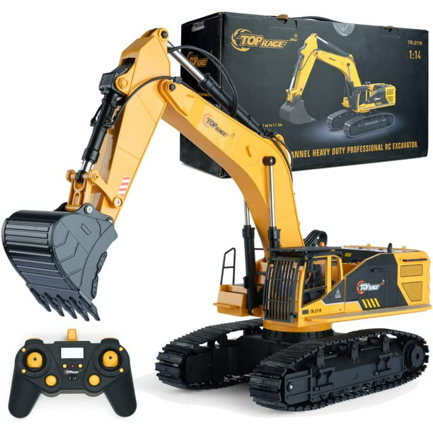 Top Race Remote Control Excavator ToyConstruction Vehicles for Boys22 ...
