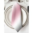 thumbnail image 2 of Cloth Napkins Set of 2 - 20x20 Inches, Pink Grey White Washable Reusable Table Napkins, Farmhouse Ombre Color Modern Simple Soft & Absortbent Dining Napkin for Party Wedding Hotel Restaurant, 2 of 8