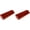 2PCS, variant on 5-Compartment Thickened Piglet Feeding Trough, Plastic Livestock Feed Manger for Farm Use, Easy to Clean and Install, 17.7 Inch