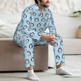 thumbnail image 6 of KLL Husky Head Sleepwear Mens Flannel Pajamas,Long Cotton Pj Set, 6 of 7