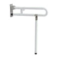 thumbnail image 1 of Barra de apoyo para inodoro luminosa, abatible hacia arriba, antideslizante, barra de soporte para asiento de baño, manija para inodoro para personas Blanco, 1 of 9