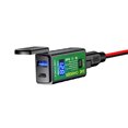 thumbnail image 1 of maskred USB Motorcycle Charger Waterproof Dual Ports Quickly Charging Adapter Motorbike Riding Mobile Phone Tablet Cellphone  M2-C, 1 of 8