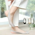 thumbnail image 3 of Guardurnaity 2 piezas de calcetines antideslizantes de tacón alto para mujer, calcetines antideslizantes para viajar, senderismo, calcetín Accesorios de calzado Blanco, 3 of 6